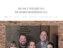 Tablet Screenshot of greenleafchiro.com